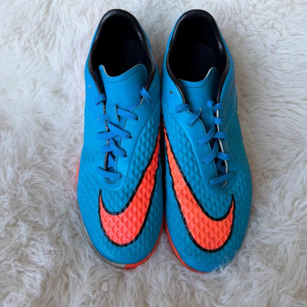 Nike Hypervenom Soccer Cleats / Indoor Shoes - Women’s Size 9 (Blue/Orange)